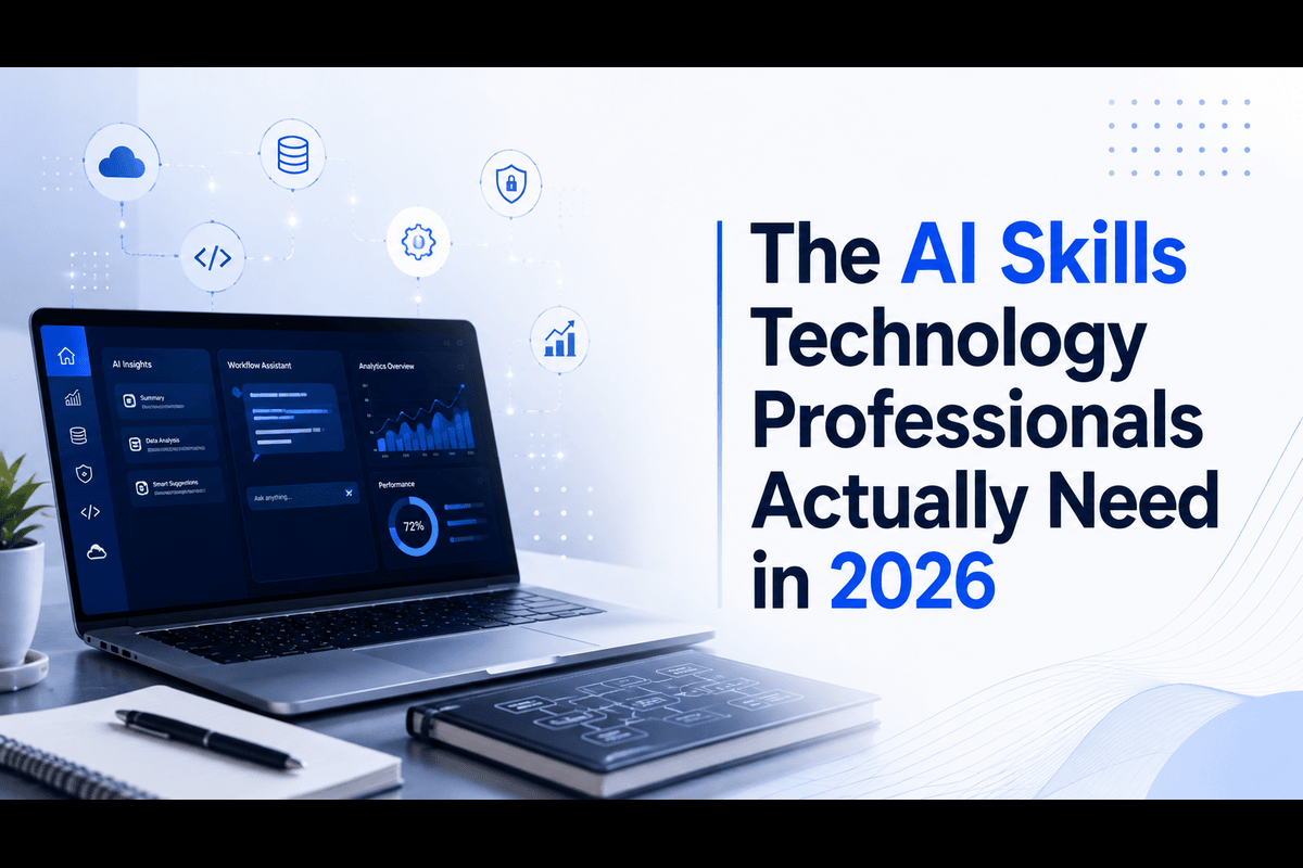 The AI Skills Technology Professionals Actually Need in 2026